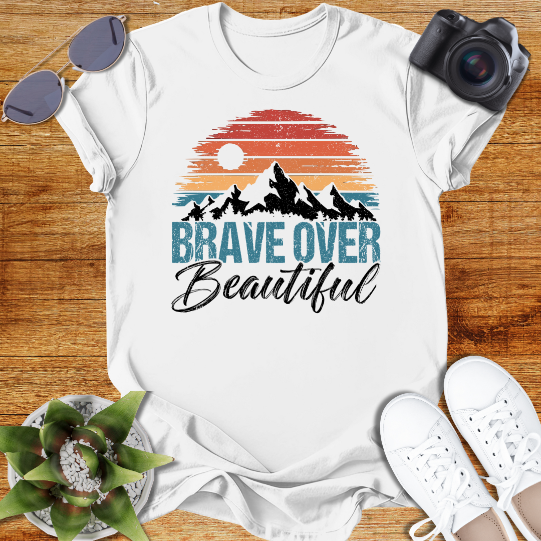 Brave Over Beautiful Unisex Softstyle T-Shirt