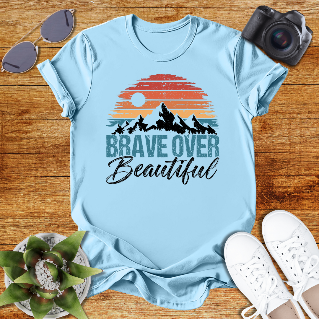 Brave Over Beautiful Unisex Softstyle T-Shirt