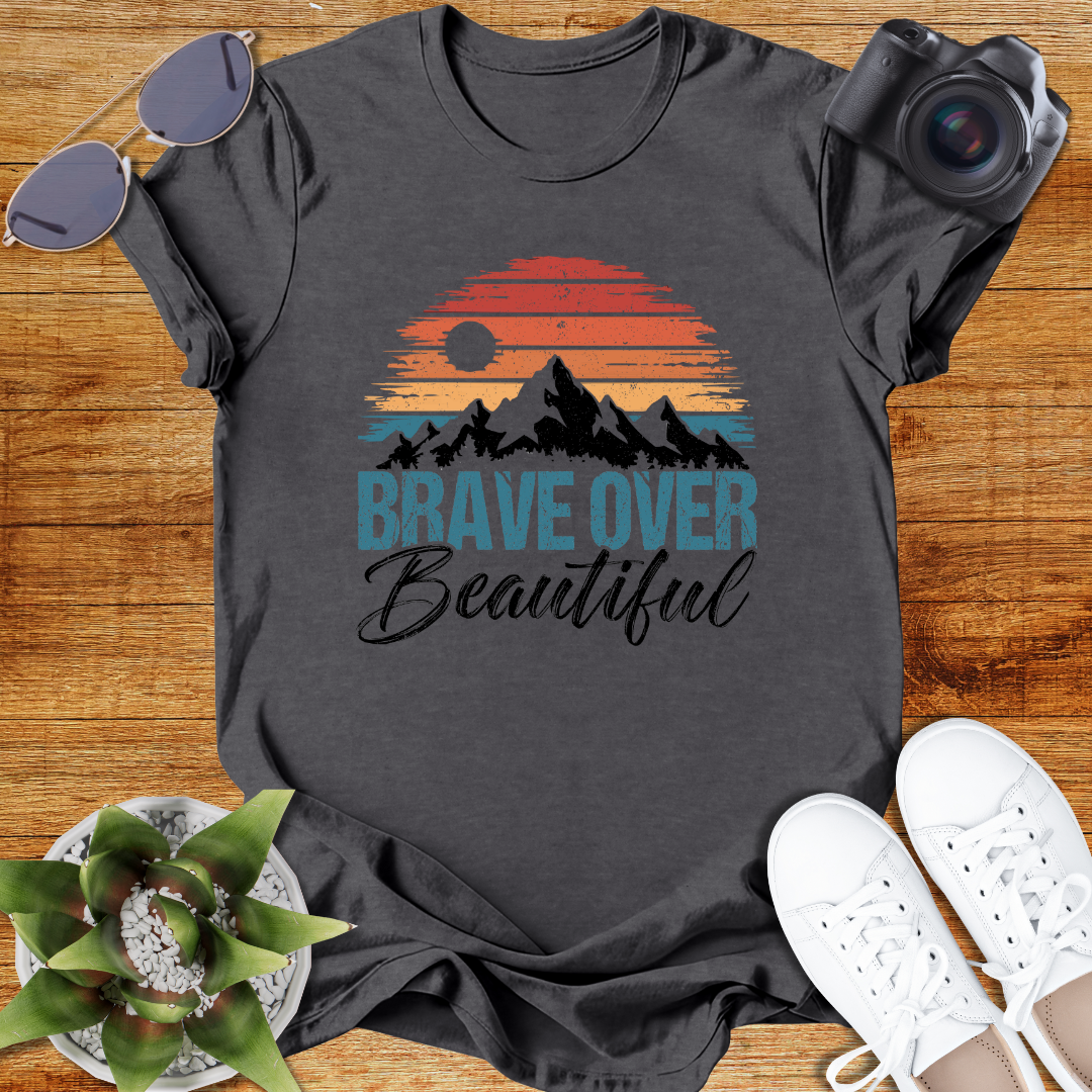 Brave Over Beautiful Unisex Softstyle T-Shirt
