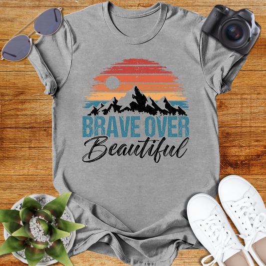 Brave Over Beautiful Unisex Softstyle T-Shirt
