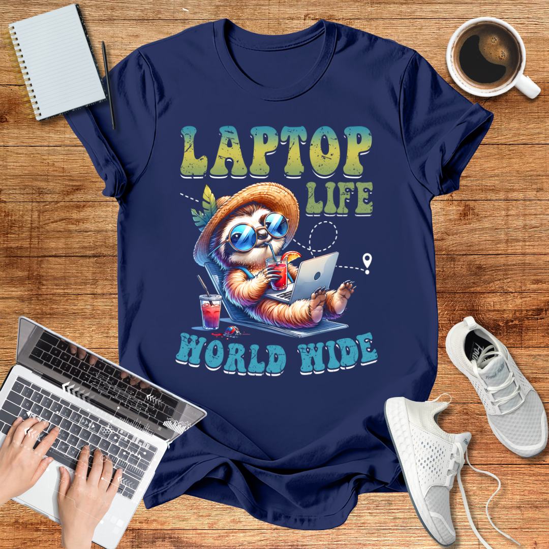 Laptop Life Worldwide Unisex T-Shirt