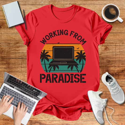 Working From Paradise Unisex T-Shirt