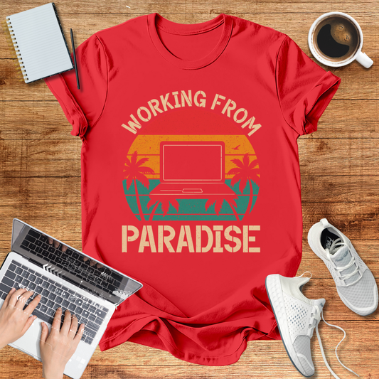 Working From Paradise Unisex T-Shirt