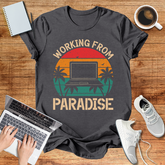 Working From Paradise Unisex T-Shirt