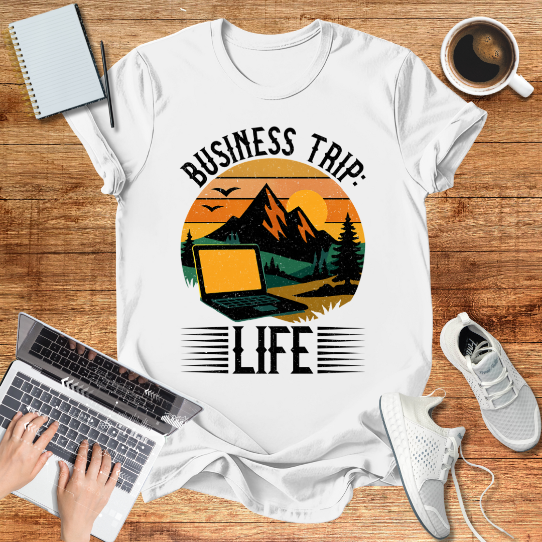 Business Trip Life Unisex Softstyle T-Shirt