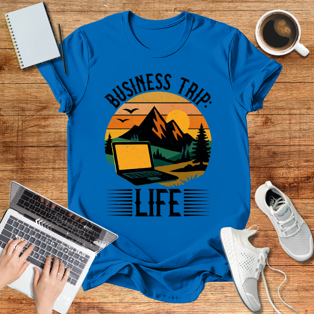 Business Trip Life Unisex Softstyle T-Shirt
