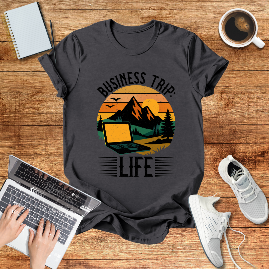 Business Trip Life Unisex Softstyle T-Shirt