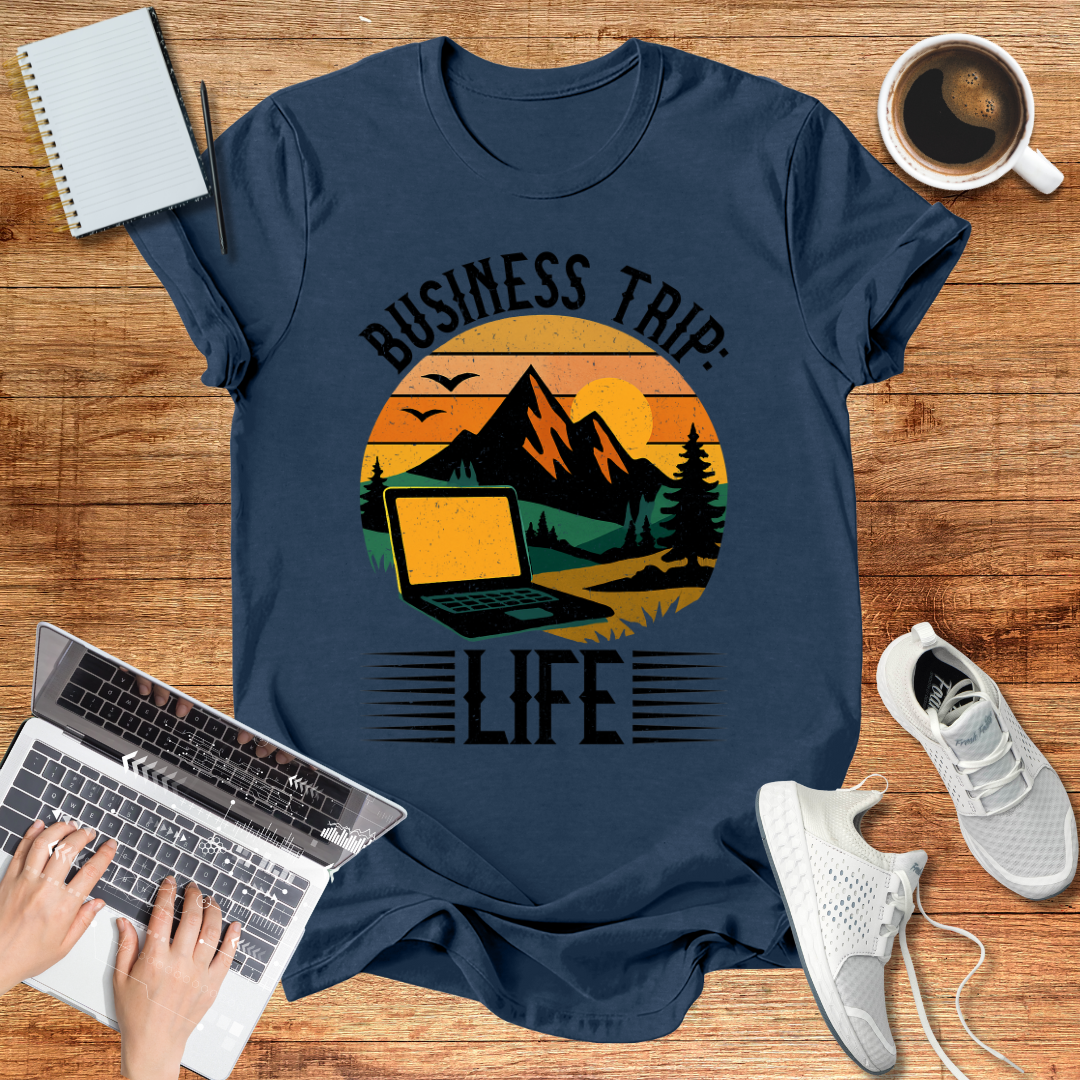 Business Trip Life Unisex Softstyle T-Shirt