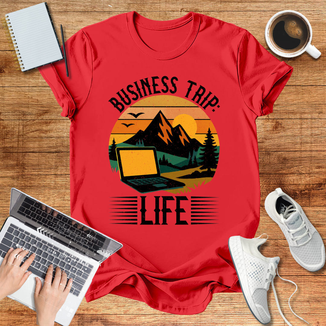 Business Trip Life Unisex Softstyle T-Shirt