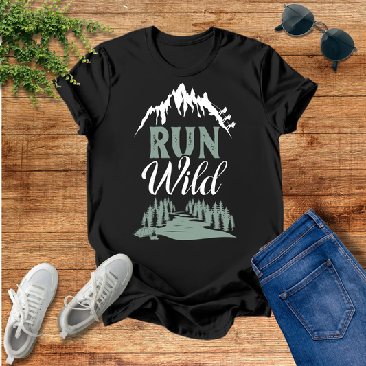 "Run Wild "Mountain Adventure Unisex T-Shirt