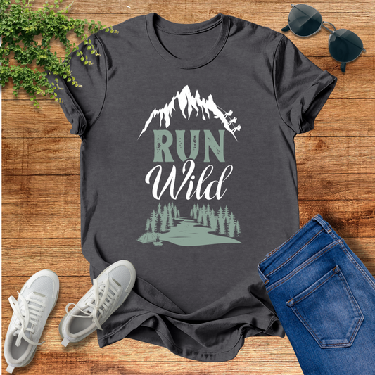 "Run Wild "Mountain Adventure Unisex T-Shirt