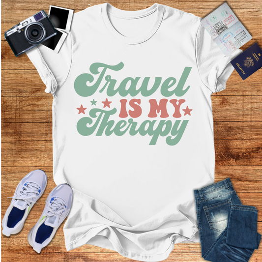 Travel Is My Therapy Unisex T-Shirt