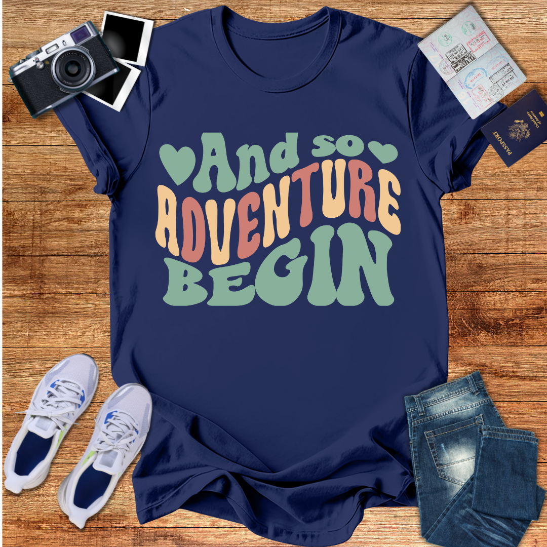 And So Adventure Begin Unisex T-Shirt