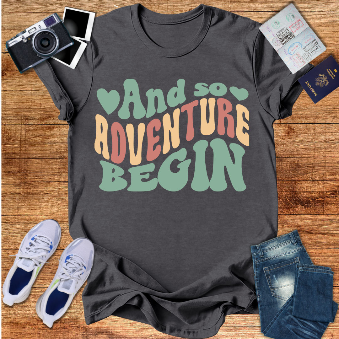 And So Adventure Begin Unisex T-Shirt