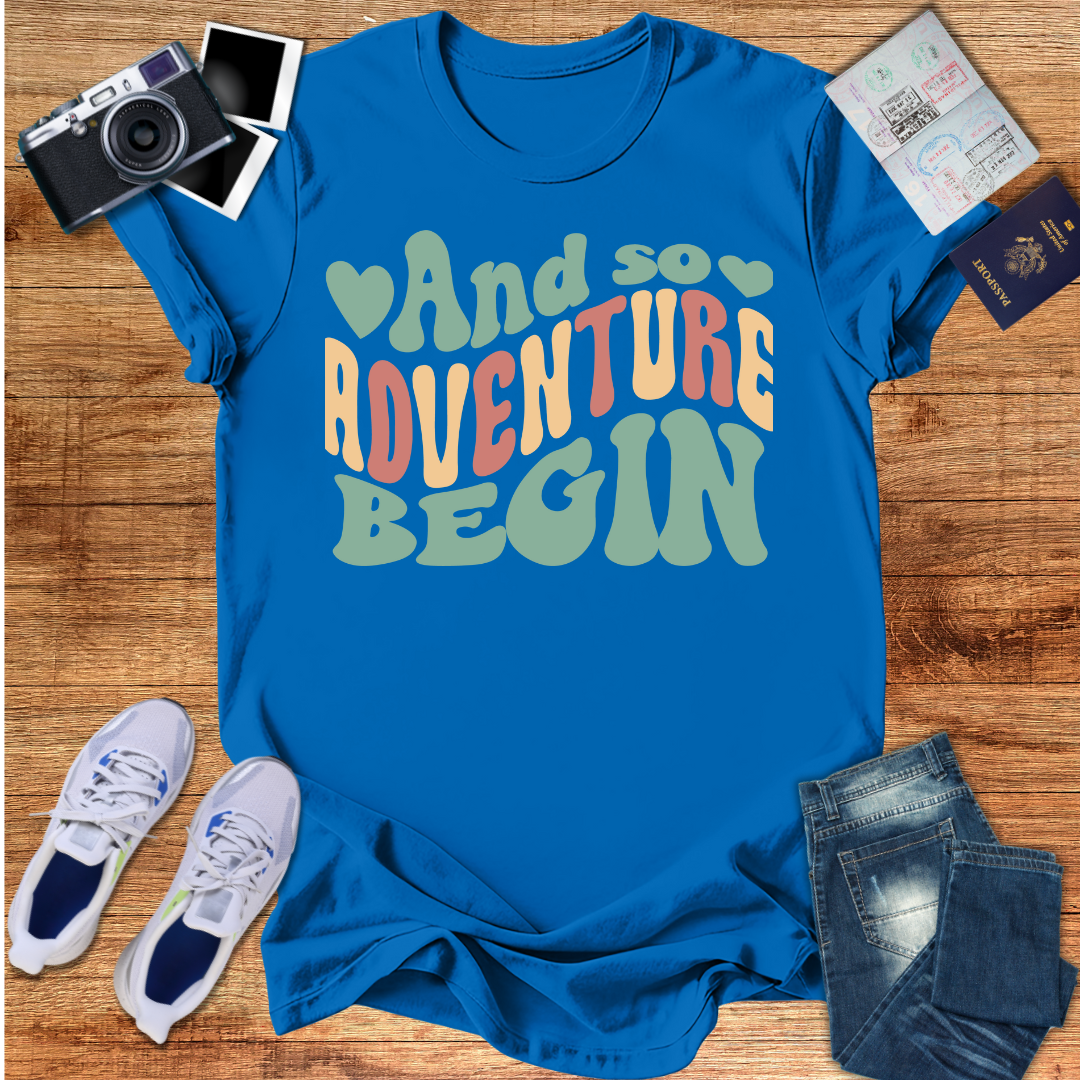 And So Adventure Begin Unisex T-Shirt