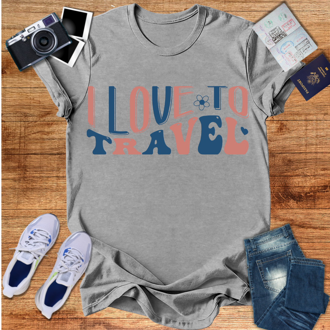 I Love to Travel Unisex T-Shirt
