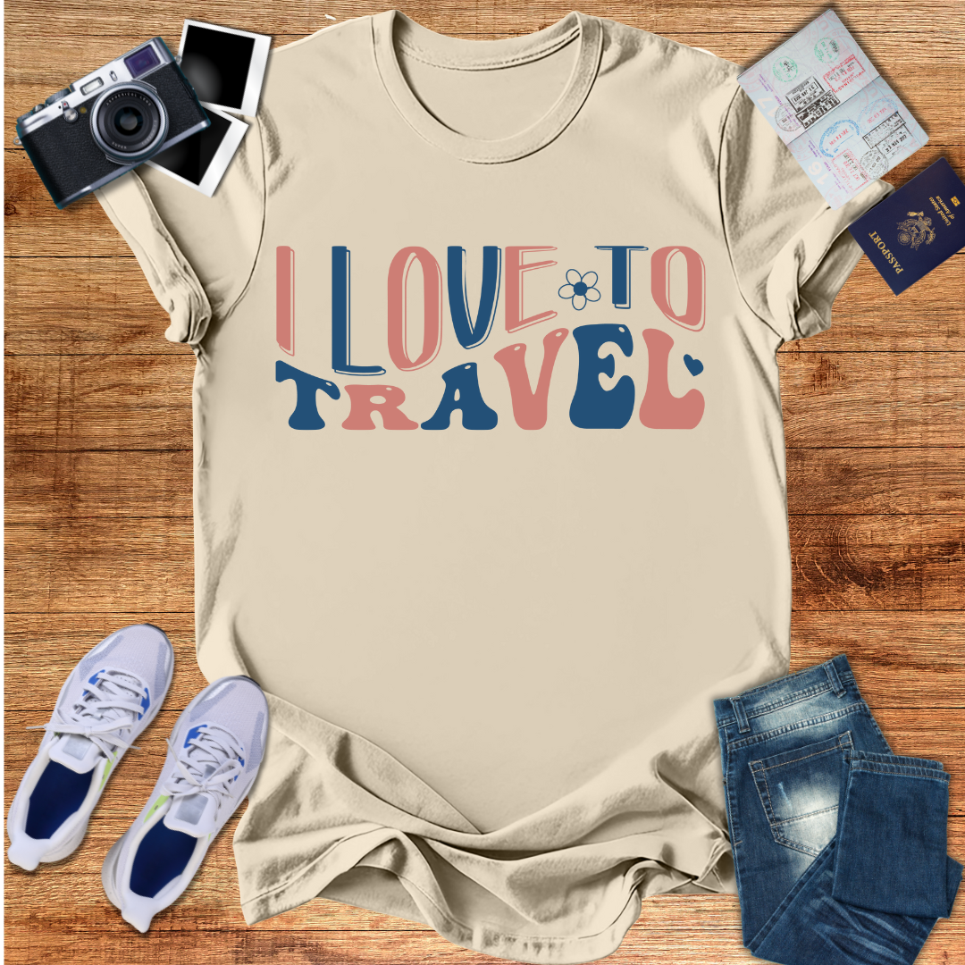 I Love to Travel Unisex T-Shirt
