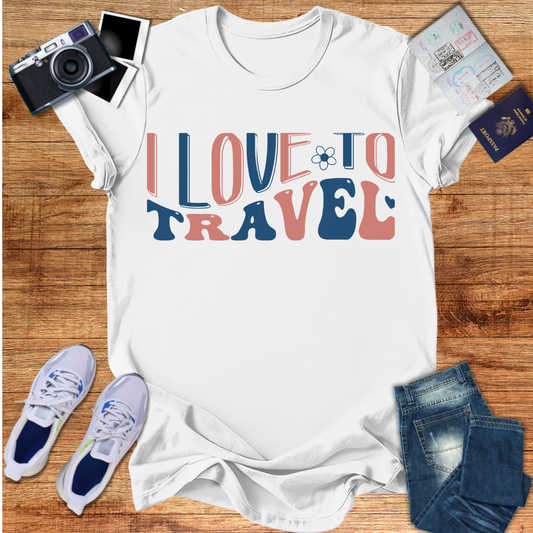 I Love to Travel Unisex T-Shirt
