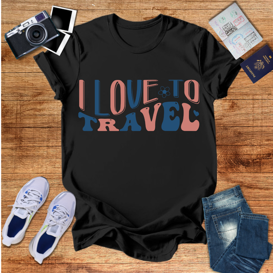 I Love to Travel Unisex T-Shirt