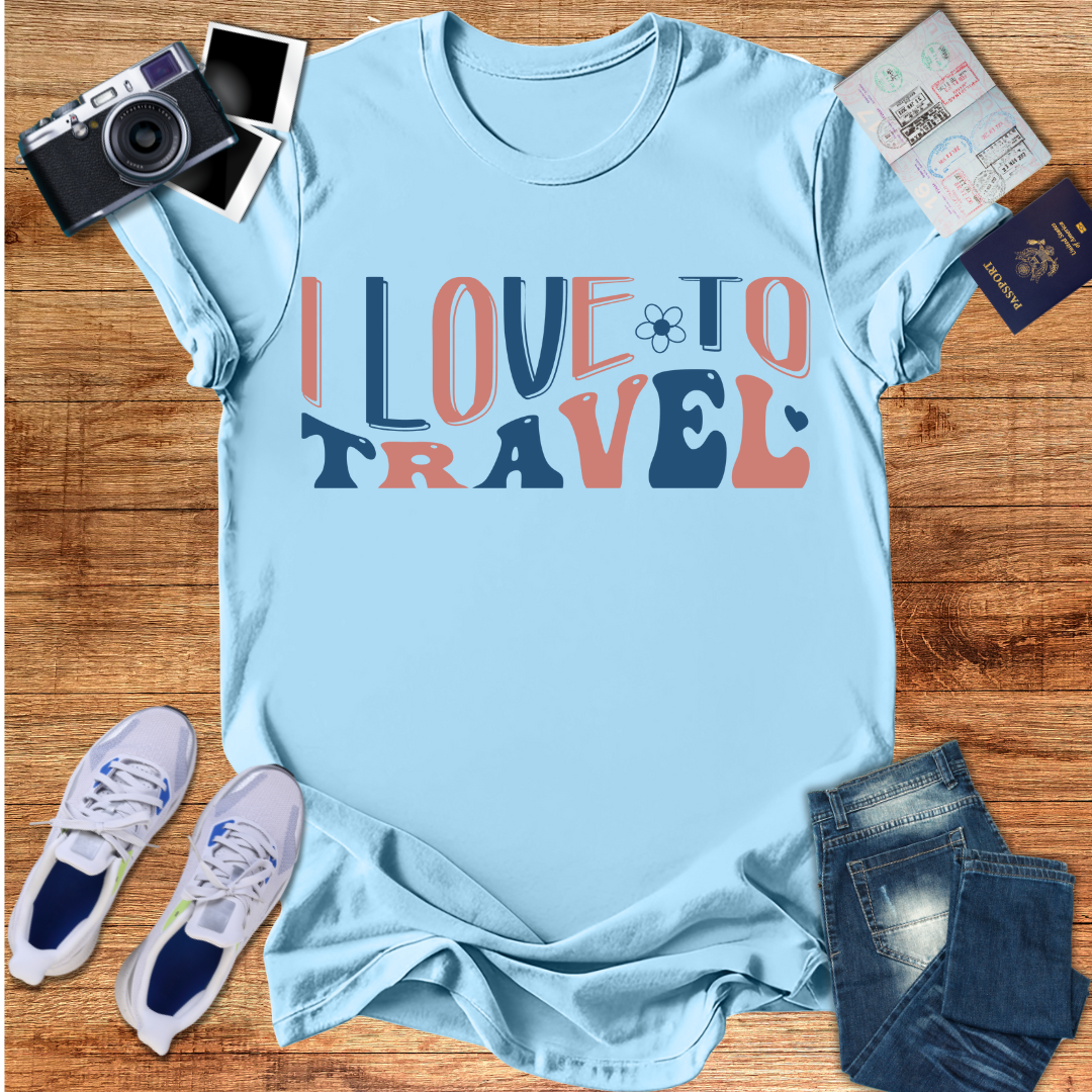 I Love to Travel Unisex T-Shirt