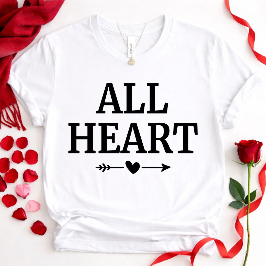 All Heart  Valentine Tee