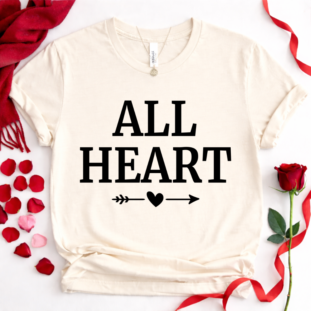 All Heart  Valentine Tee