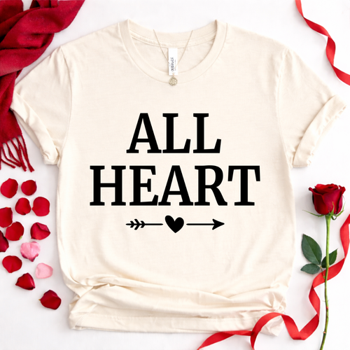 All Heart  Valentine Tee