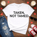 Taken, Not Tamed Valentine Men's Tee