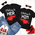 I Belong to Her  — Couples Romantic Tee