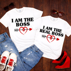 I Am The Real Boss  — Couples Romantic Tee