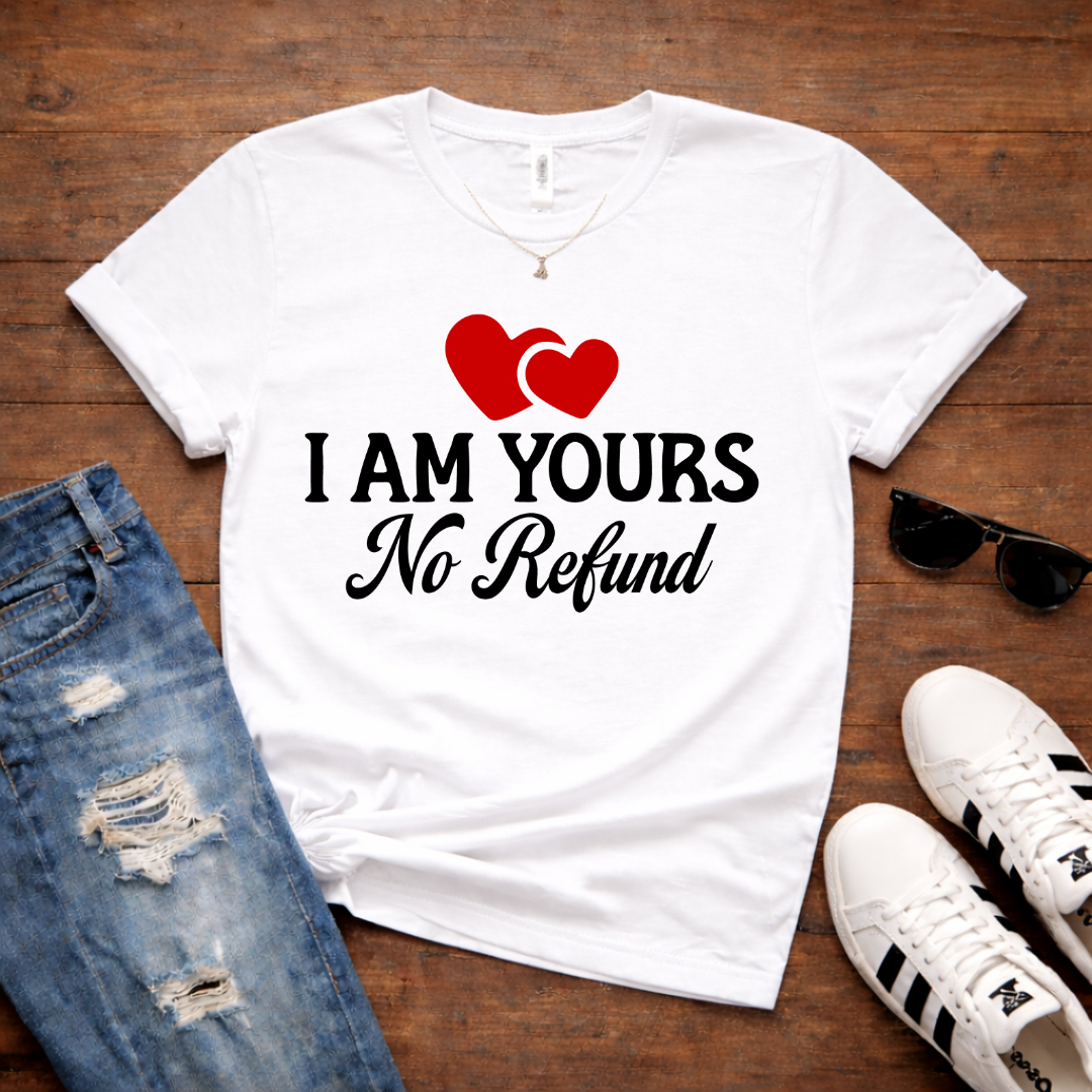 I Am Yours No Refund  — Couples Romantic  Tee