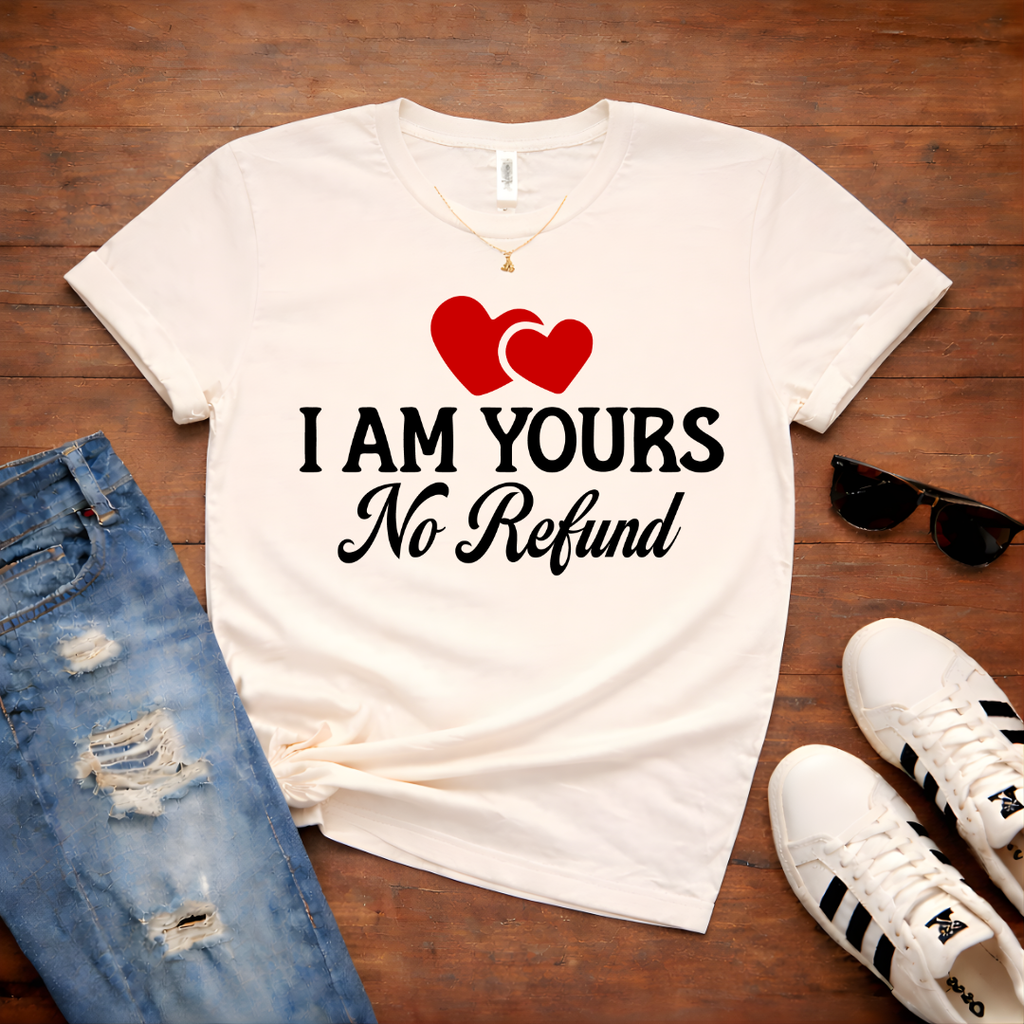 I Am Yours No Refund  — Couples Romantic  Tee