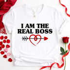 I Am The Real Boss  — Couples Romantic Tee