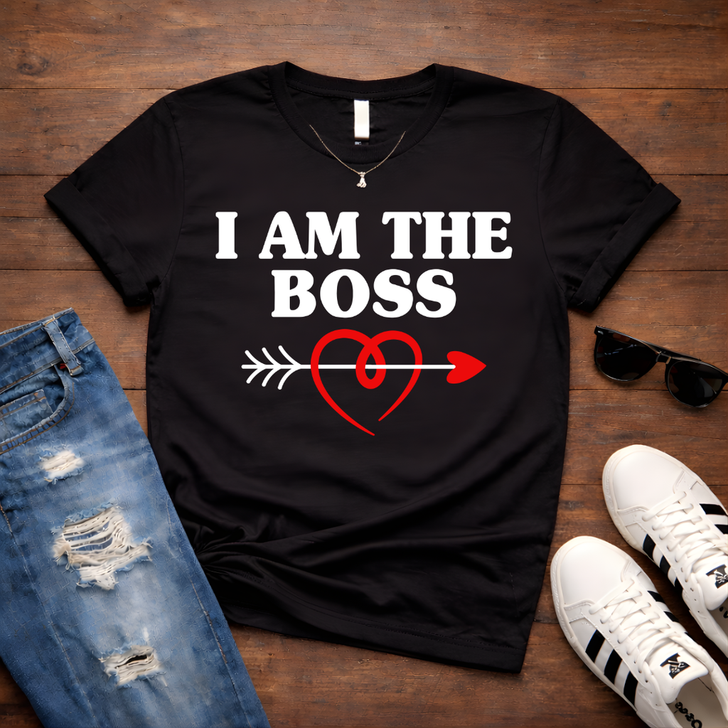I Am The Boss — Couples RomanticTee