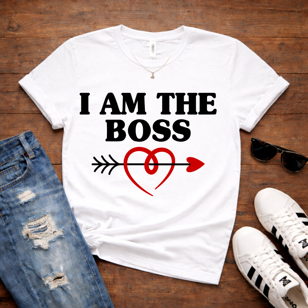 I Am The Boss  — Couples Romantic Tee
