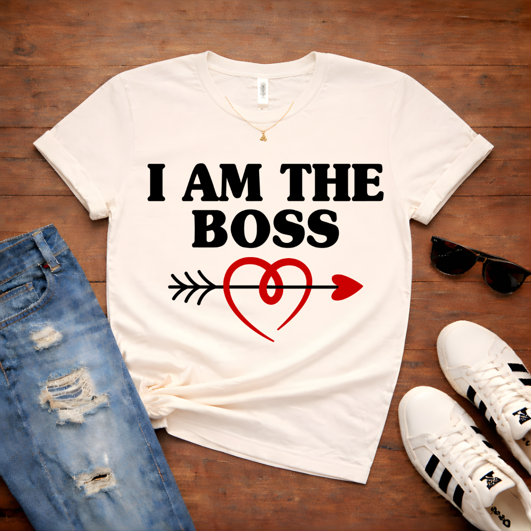 I Am The Boss  — Couples Romantic Tee
