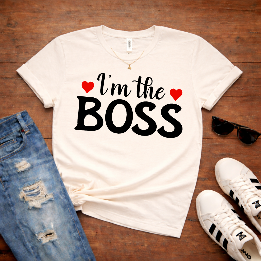 I'm the Boss T-Shirt — Couples Romantic Tee