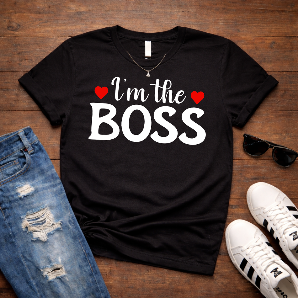 I'm the Boss  — Couples Romantic Tee
