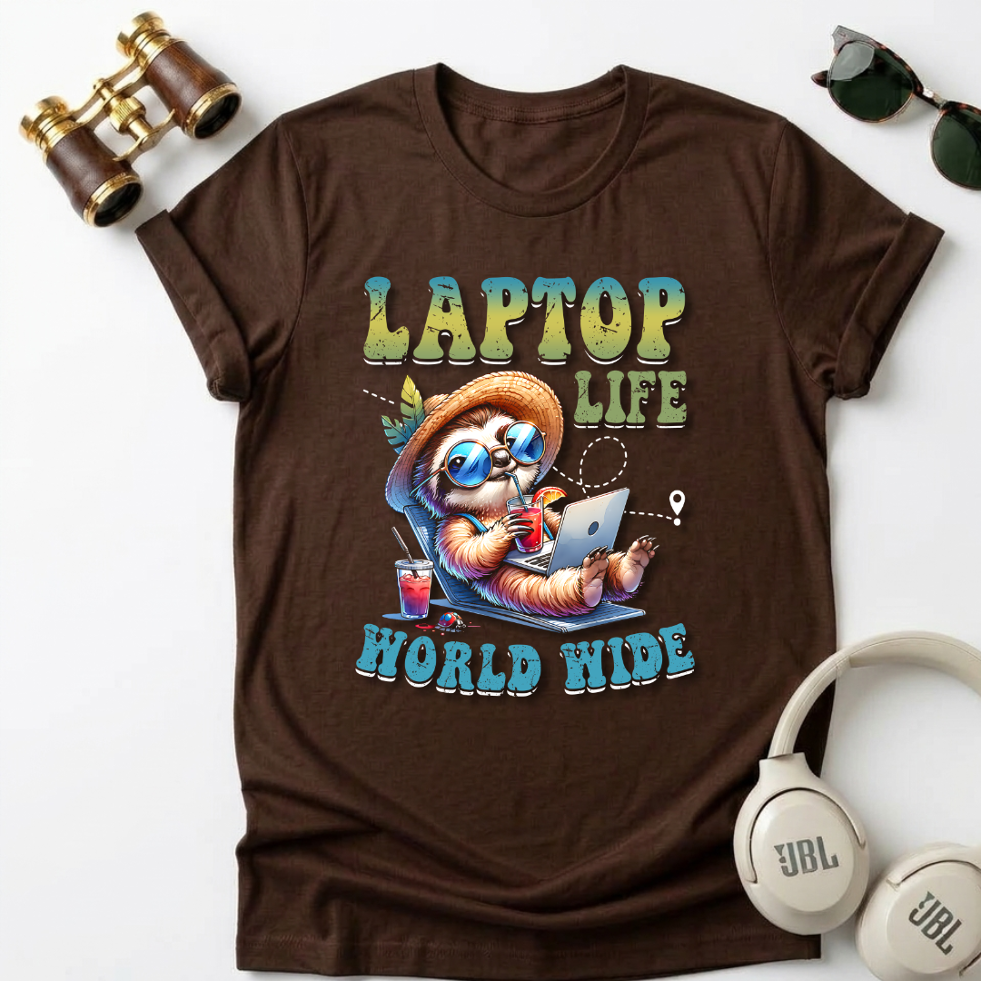 Laptop Life Worldwide Unisex T-Shirt