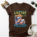 Laptop Life Sloth Unisex T-Shirt