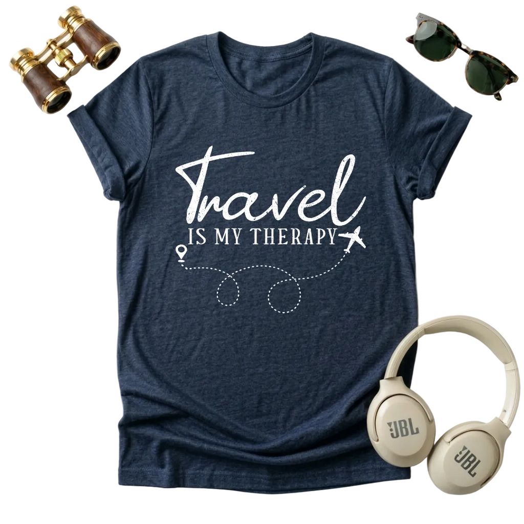 Travel Is My Therapy — Unisex Tee