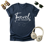 Travel Is My Therapy — Unisex Tee