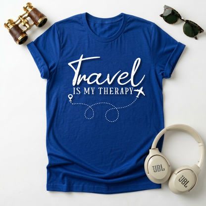 Travel Is My Therapy — Unisex Tee