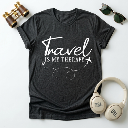 Travel Is My Therapy — Unisex Tee