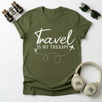 Travel Is My Therapy — Unisex Tee