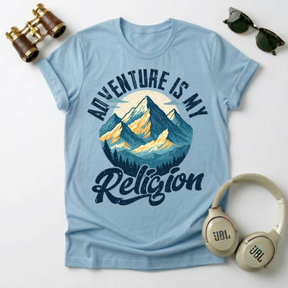 Adventure Is My Religion  — Unisex Tee