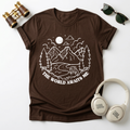 " The World Awaits Me "Adventure Awaits Unisex T-Shirt