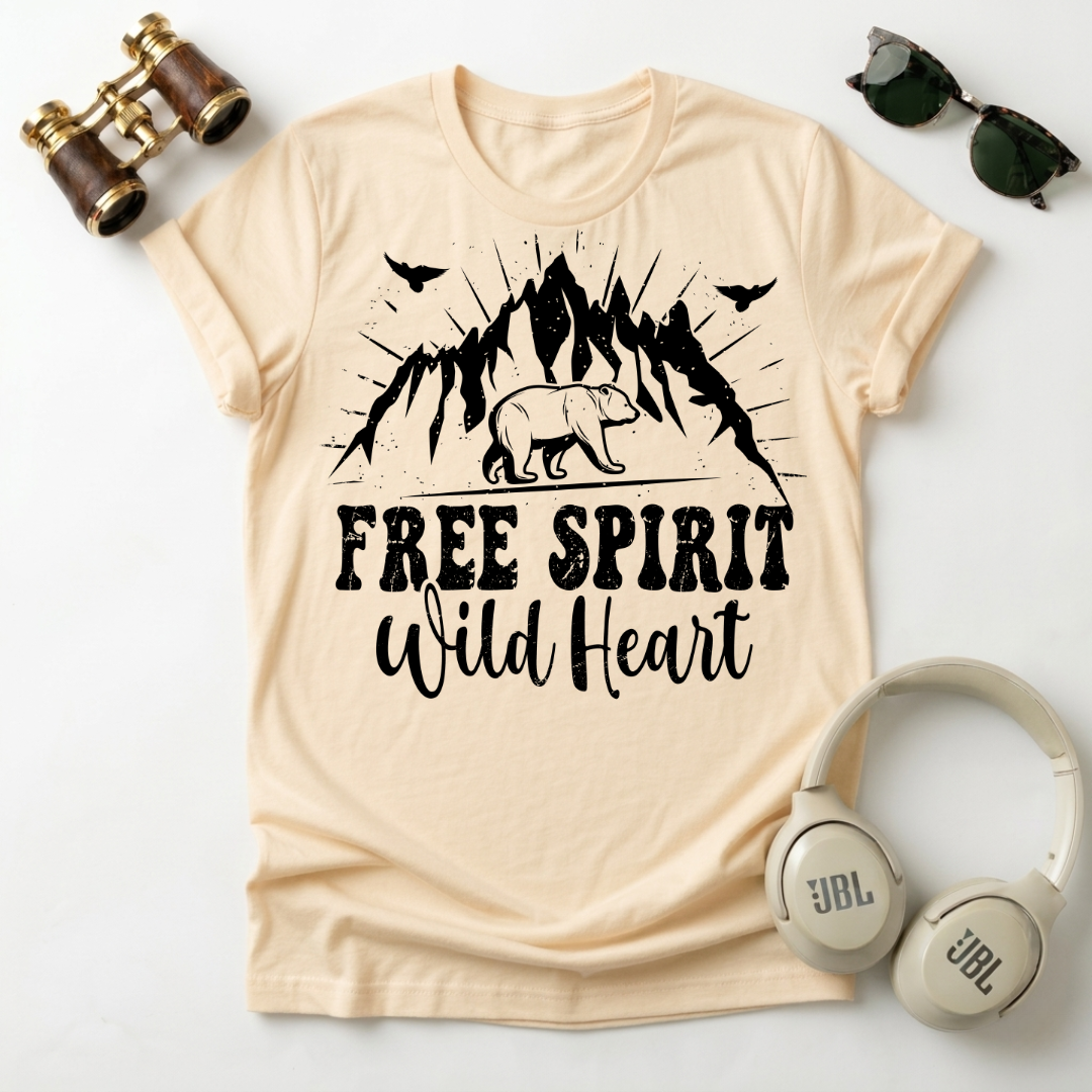 Free Spirit Wild Heart Unisex T-Shirt