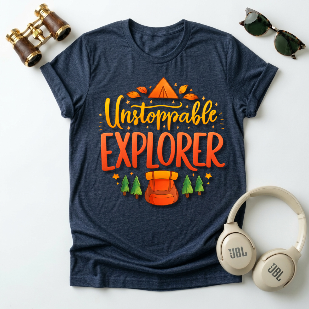 "Unstoppable Explorer " Adventure-Ready Unisex T-Shirt