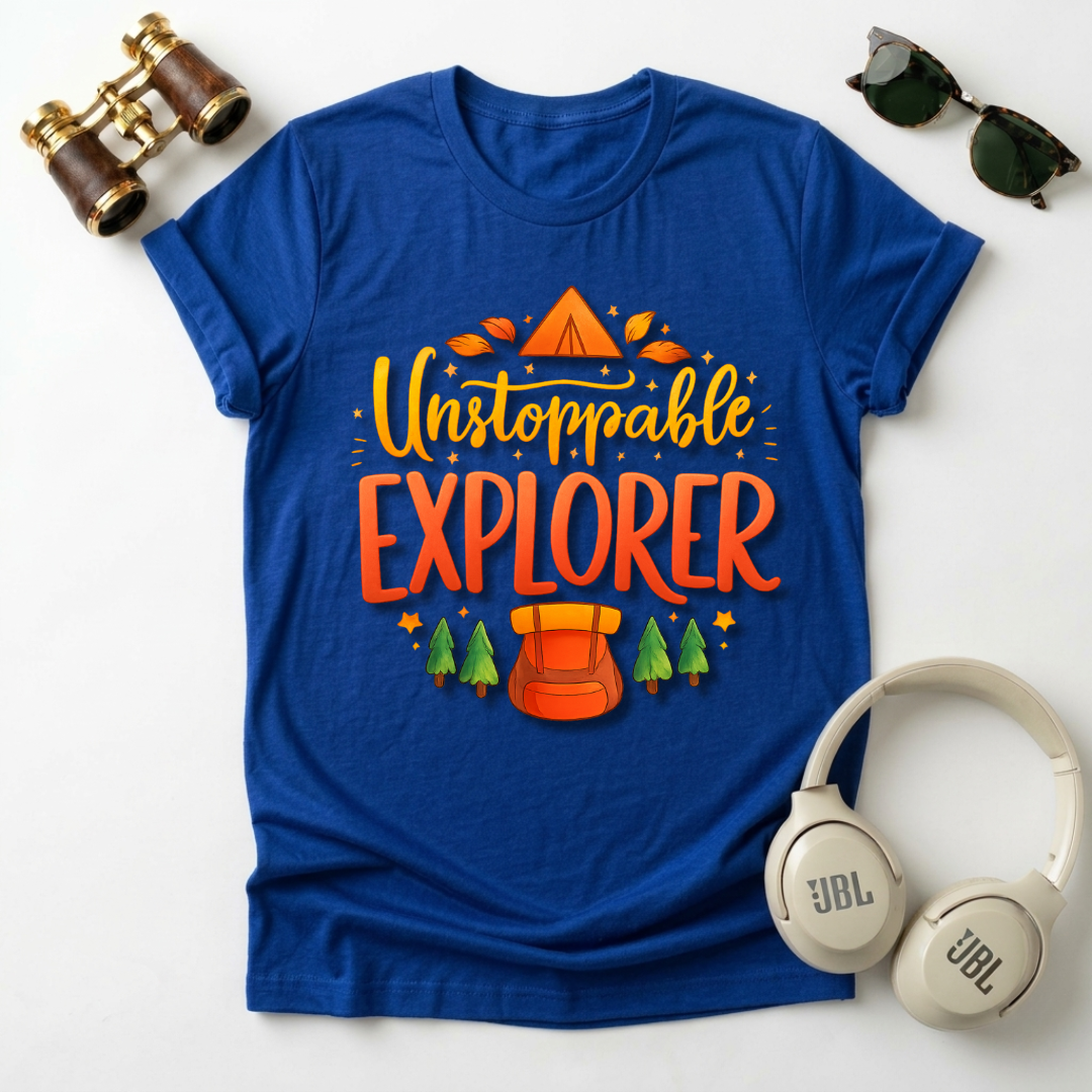 "Unstoppable Explorer " Adventure-Ready Unisex T-Shirt